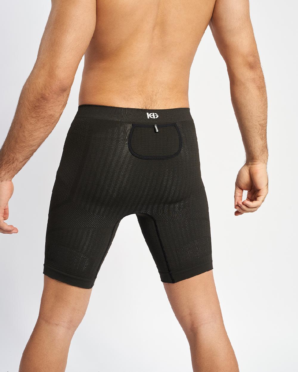 sport hg BASIS Malla corta técnica negro Rebajas de fin de temporada