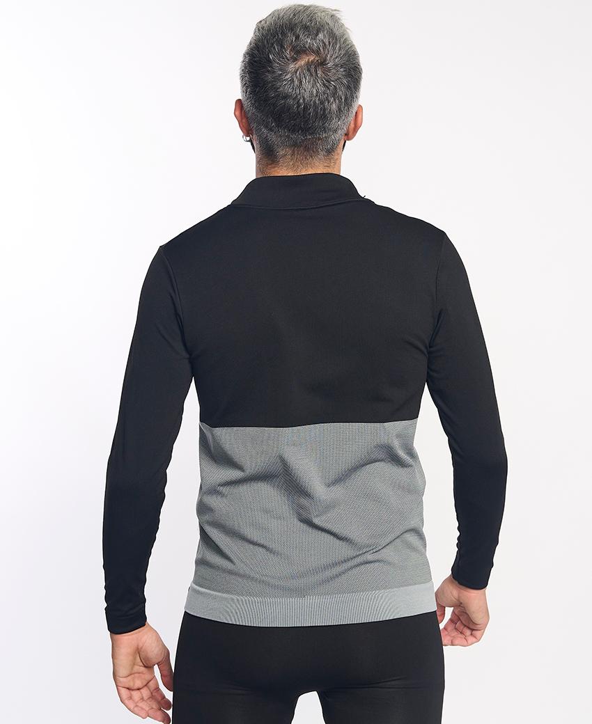 sport hg KOMI Chaqueta técnica negra y gris Rebajas