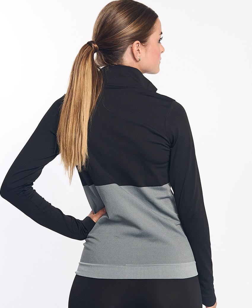 sport hg KOMI Chaqueta técnica negra y gris Ofertas