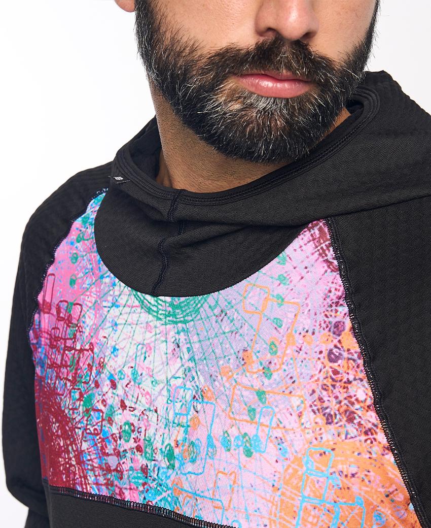 sport hg KONG Sudadera técnica estampada con capucha ÚLTIMAS EDICIONES
