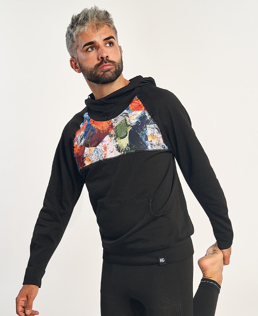 sport hg KONG Sudadera técnica estampada con capucha Últimos 2 días