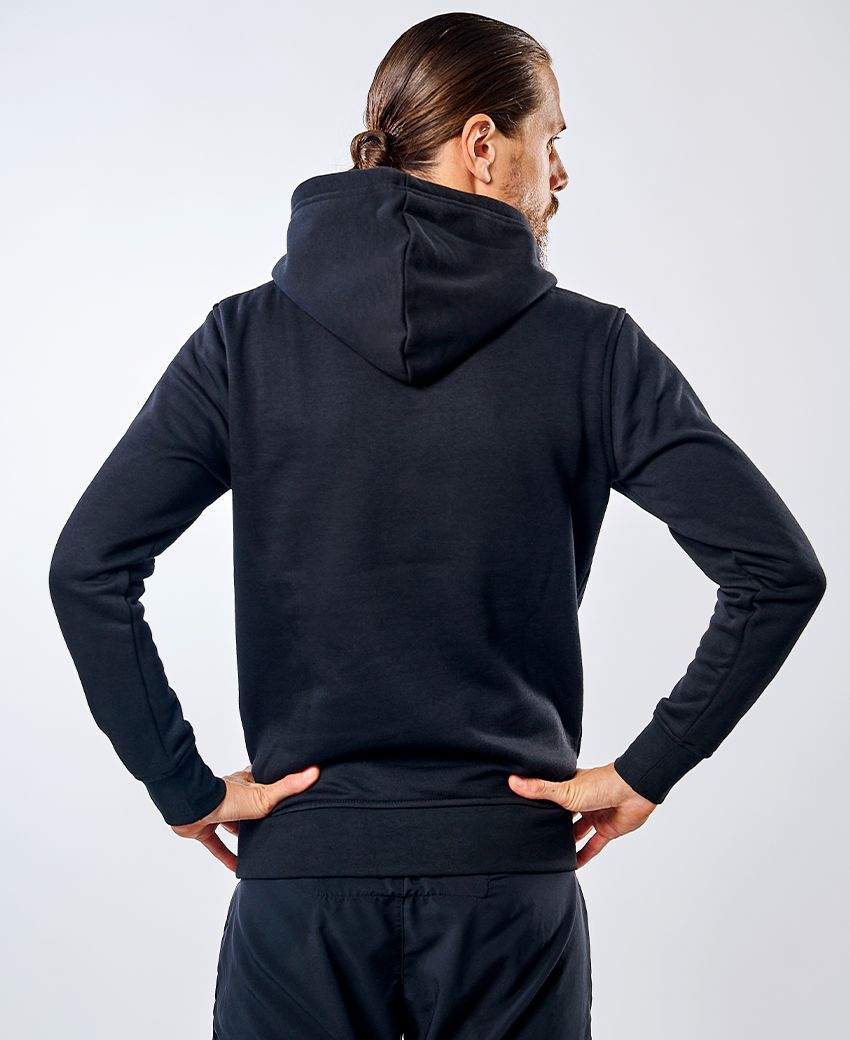 sport hg CLASS Sudadera de algodón negra Precios de Black Friday