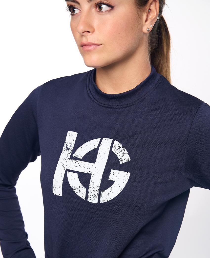 sport hg LOBBY UNISEX Sudadera técnica de segunda capa azul marino En oferta