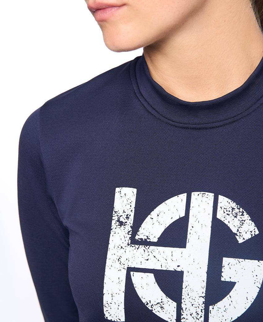 sport hg LOBBY UNISEX Sudadera técnica de segunda capa azul marino En oferta