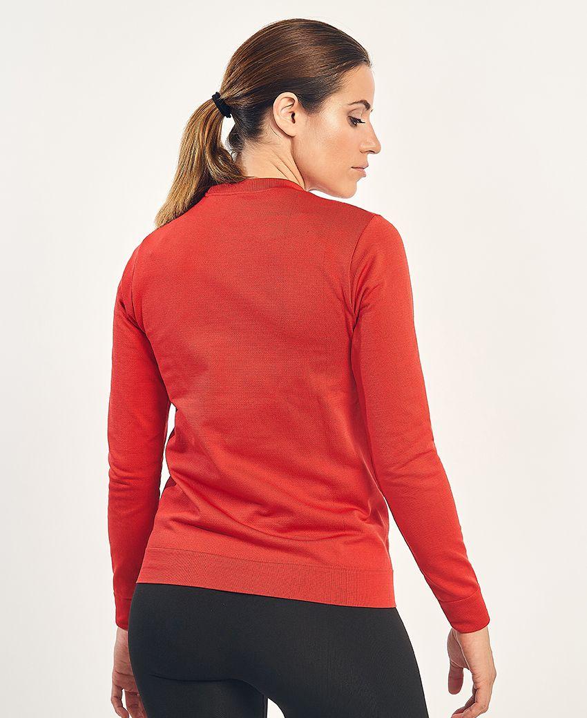 sport hg LOBBY UNISEX Sudadera técnica de segunda capa roja Descuentos del mes