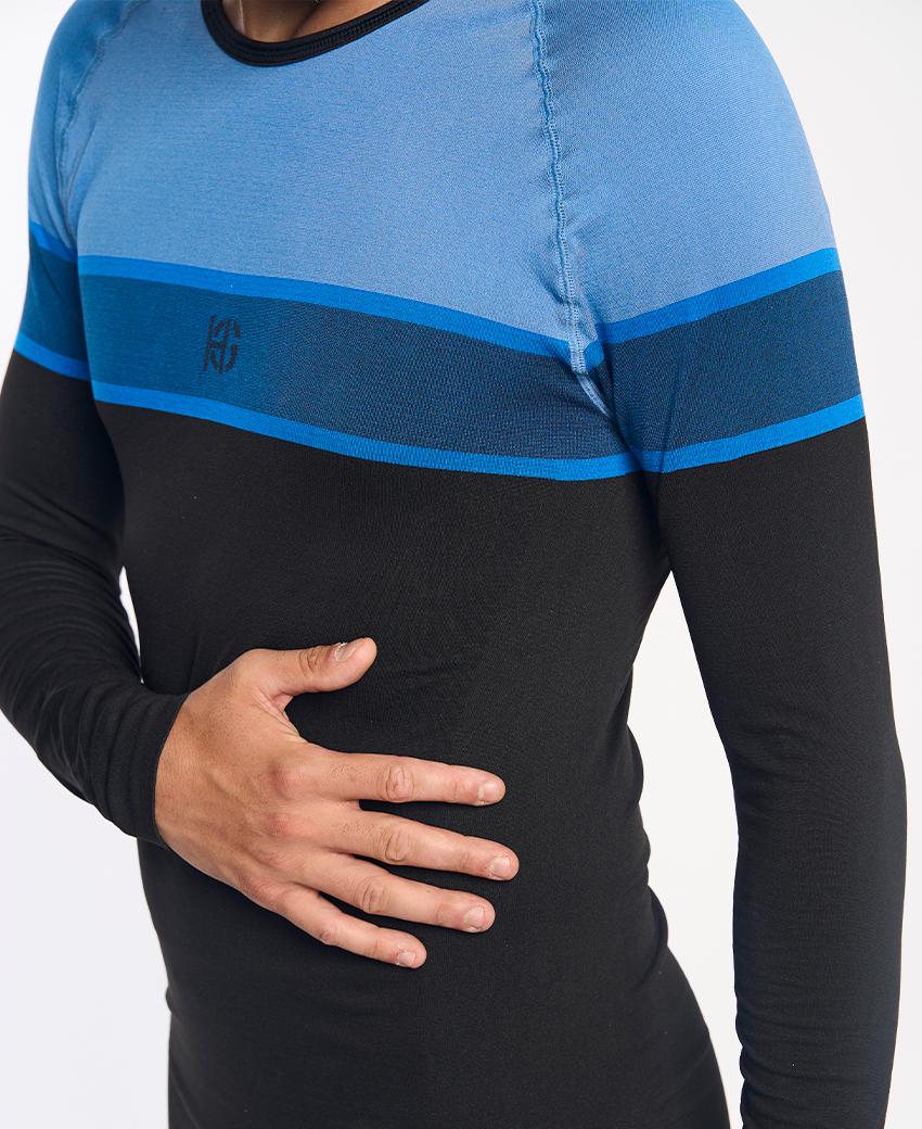 sport hg DACTYL Camiseta de manga larga negro y azul 2025