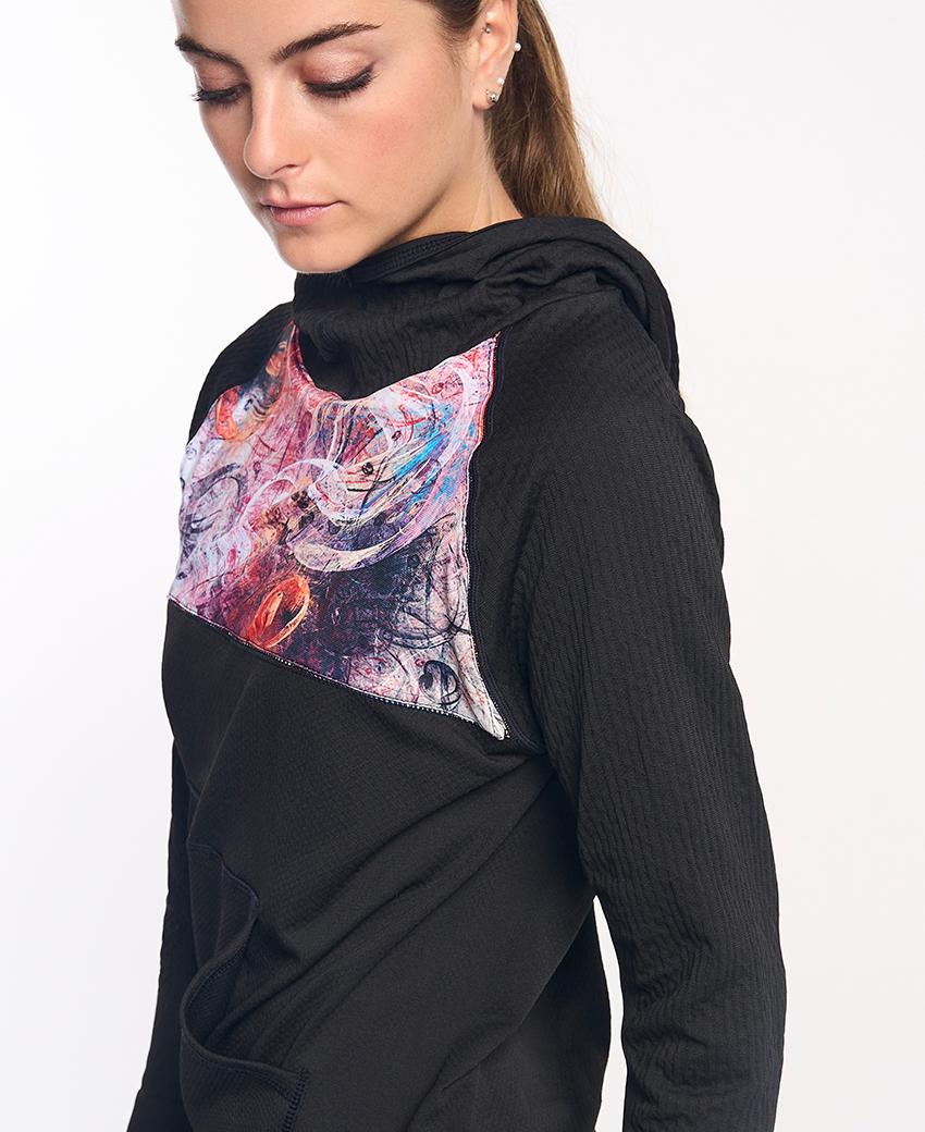 sport hg KONG Sudadera técnica estampada con capucha Oferta exclusiva