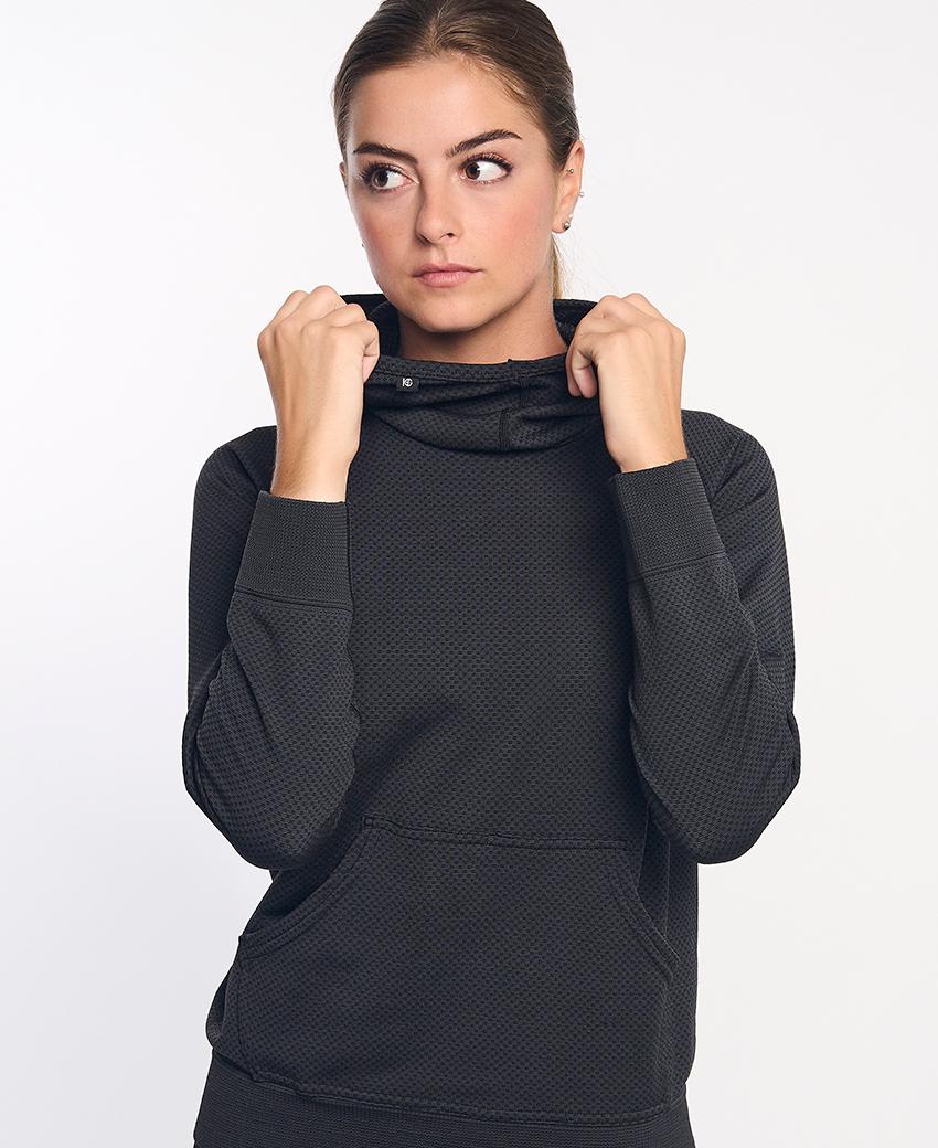 sport hg JOTUN Sudadera técnica con capucha negro asfalto Última moda