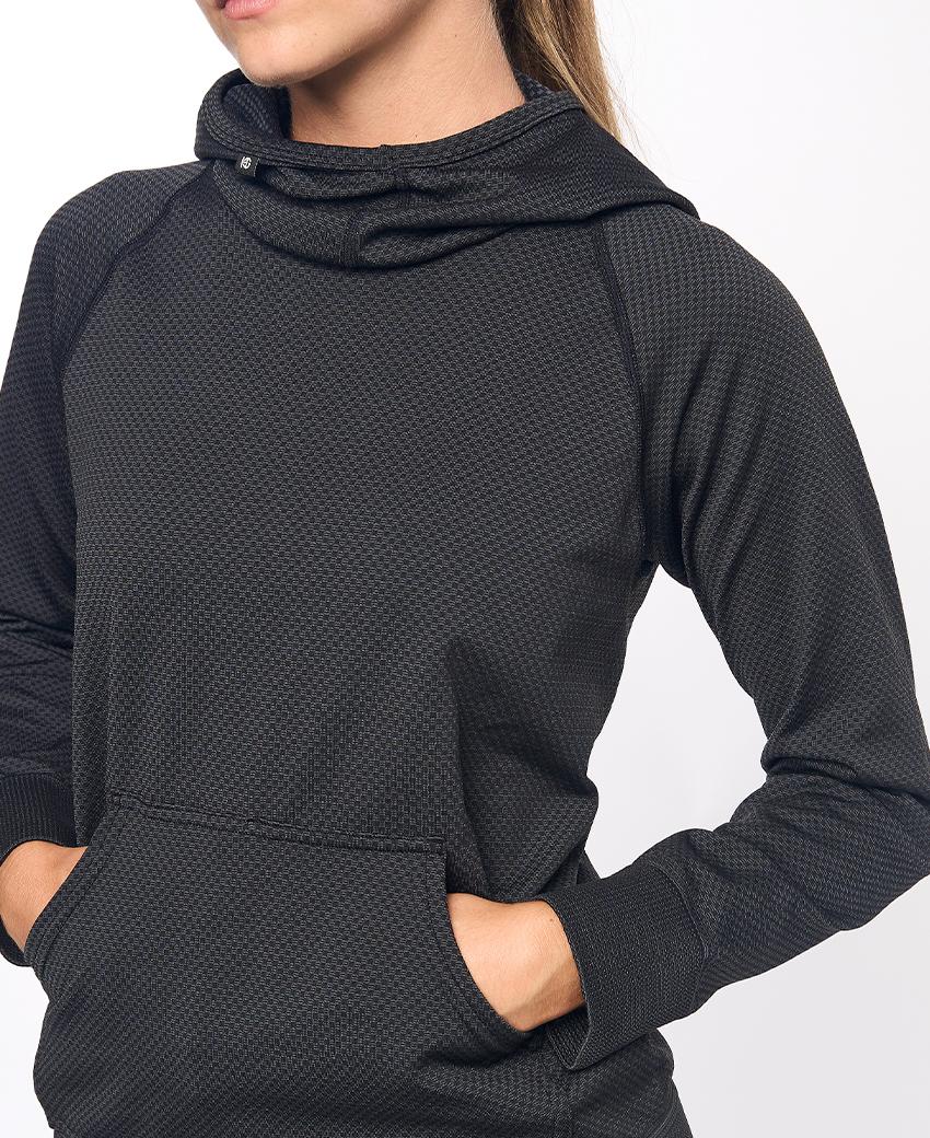 sport hg JOTUN Sudadera técnica con capucha negro asfalto Última moda