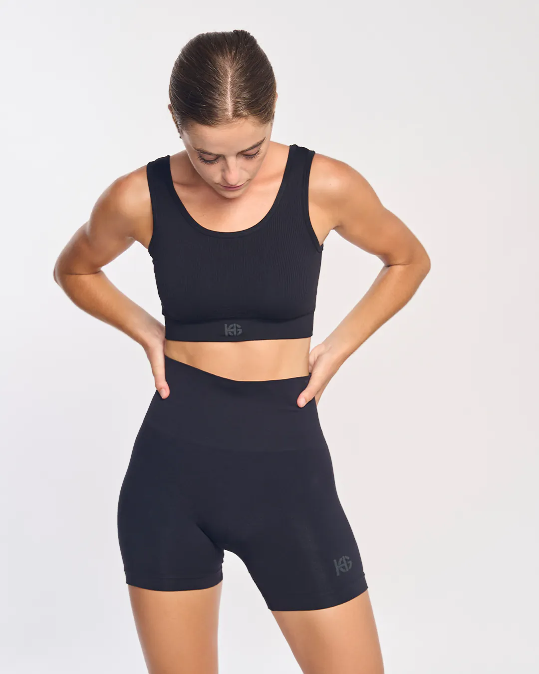 sport hg ARYS Malla corta técnica negra Grandes ahorros