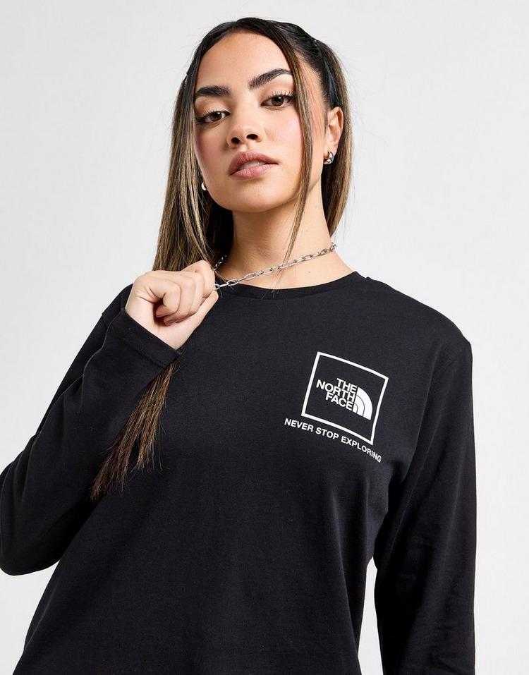 JD Sports The North Face Camiseta de manga larga Outline Mountain Envío internacional gratuito