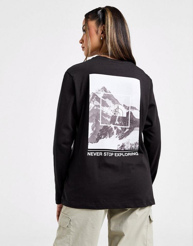 JD Sports The North Face Camiseta de manga larga Outline Mountain Envío internacional gratuito