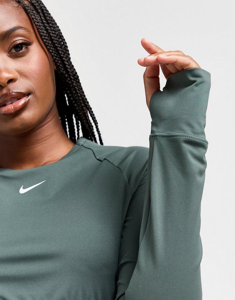JD Sports Nike Training Pro Long Sleeve Crop Top Los más vendidos