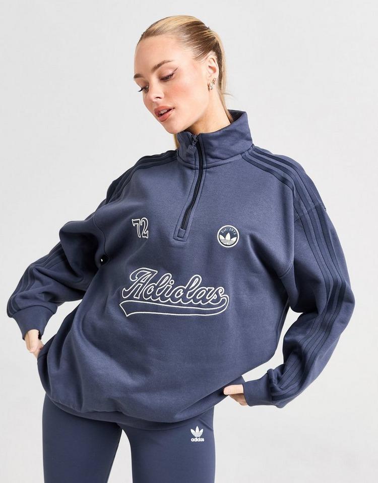 JD Sports adidas Originals Camiseta Baseball 1/4 Zip ÚLTIMAS EDICIONES