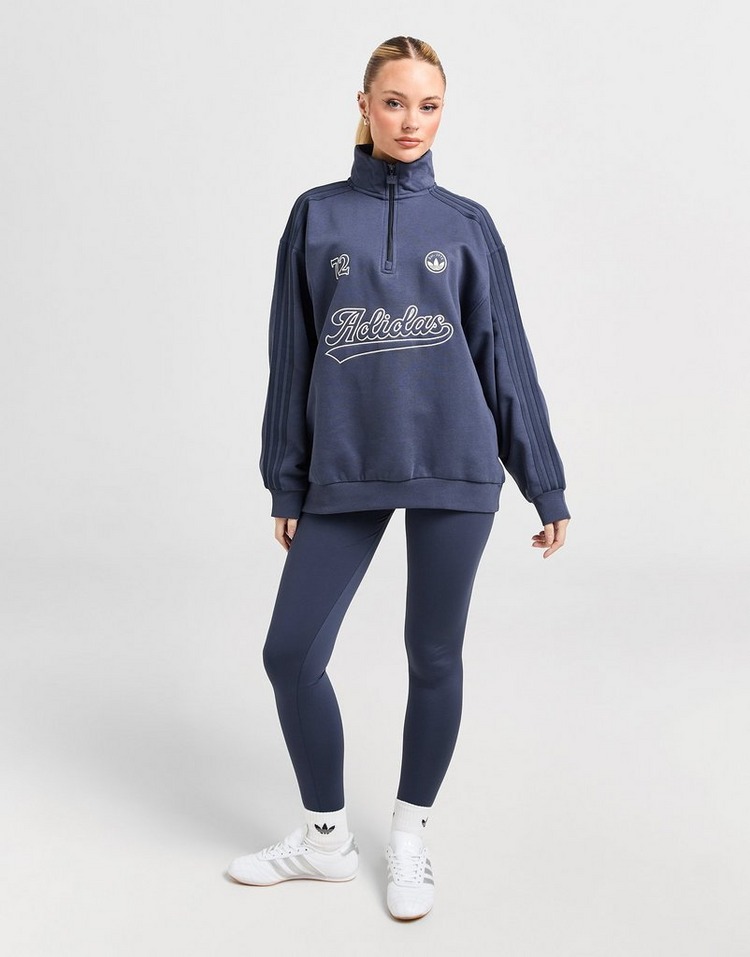 JD Sports adidas Originals Camiseta Baseball 1/4 Zip ÚLTIMAS EDICIONES