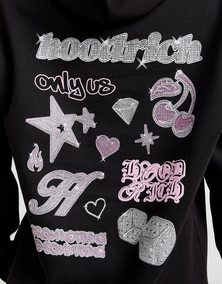 JD Sports Hoodrich Sudadera con capucha Jewel Overhead Boyfriend Descuentos del mes