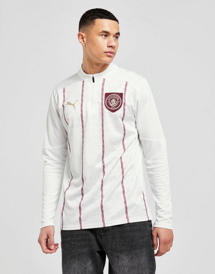 JD Sports PUMA Manchester City FC Pre Match 1/4 Zip Top