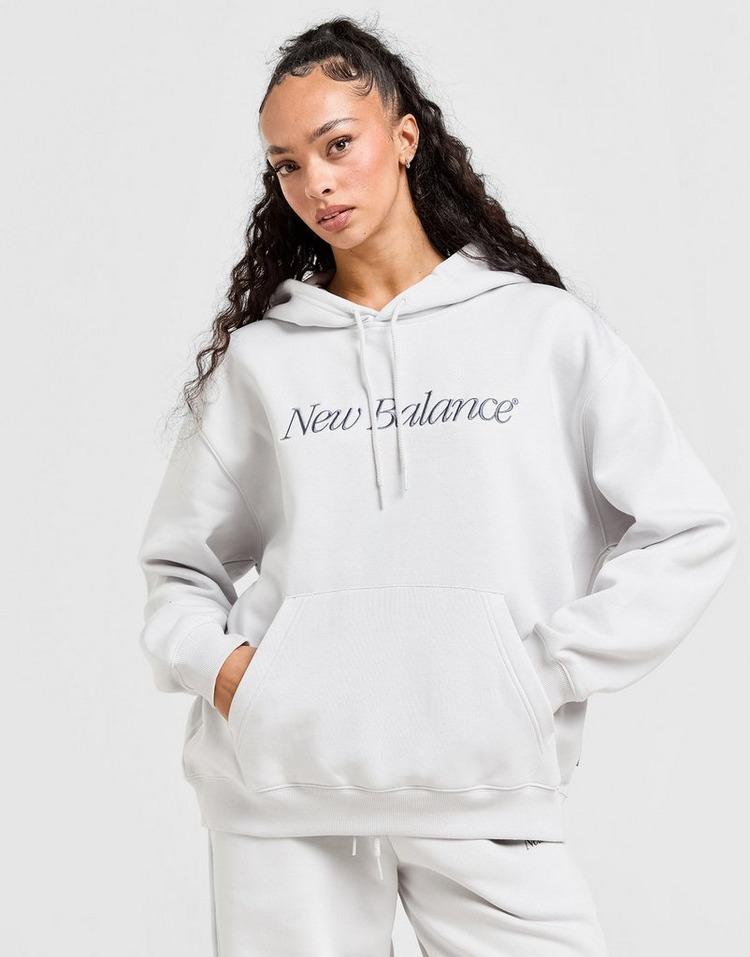 JD Sports New Balance Sudadera con capucha Double Script Liquidación