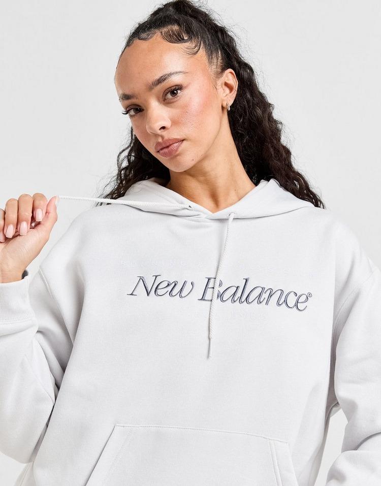 JD Sports New Balance Sudadera con capucha Double Script Liquidación