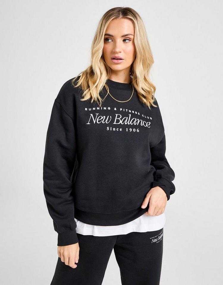 JD Sports New Balance Sudadera Script Embroidered Crew Envío gratis