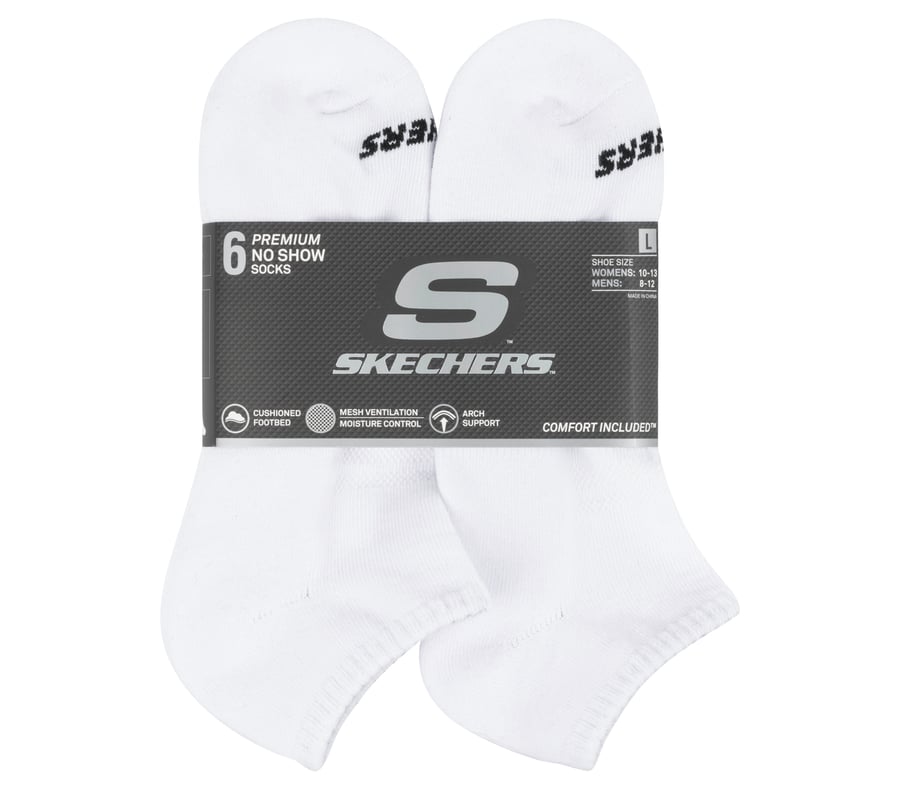 Skechers 6 Pack Core Low Cut Large Socks Envío gratis