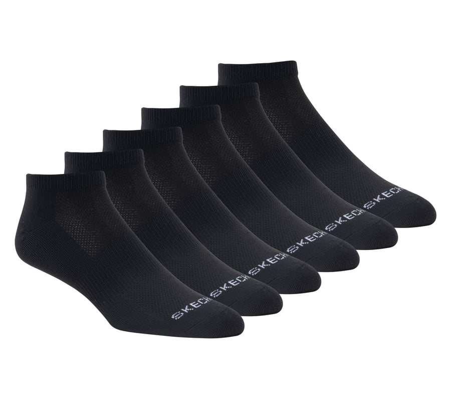Skechers 6 Pack Low Cut Sport Stripe Socks
