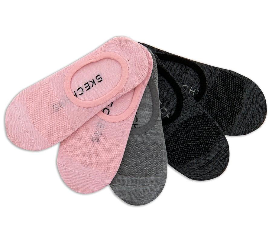 Skechers 5 Pack Microfiber Liner Socks
