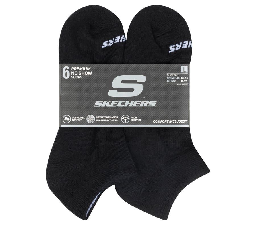 Skechers 6 Pack Core Low Cut Large Socks Grandes descuentos