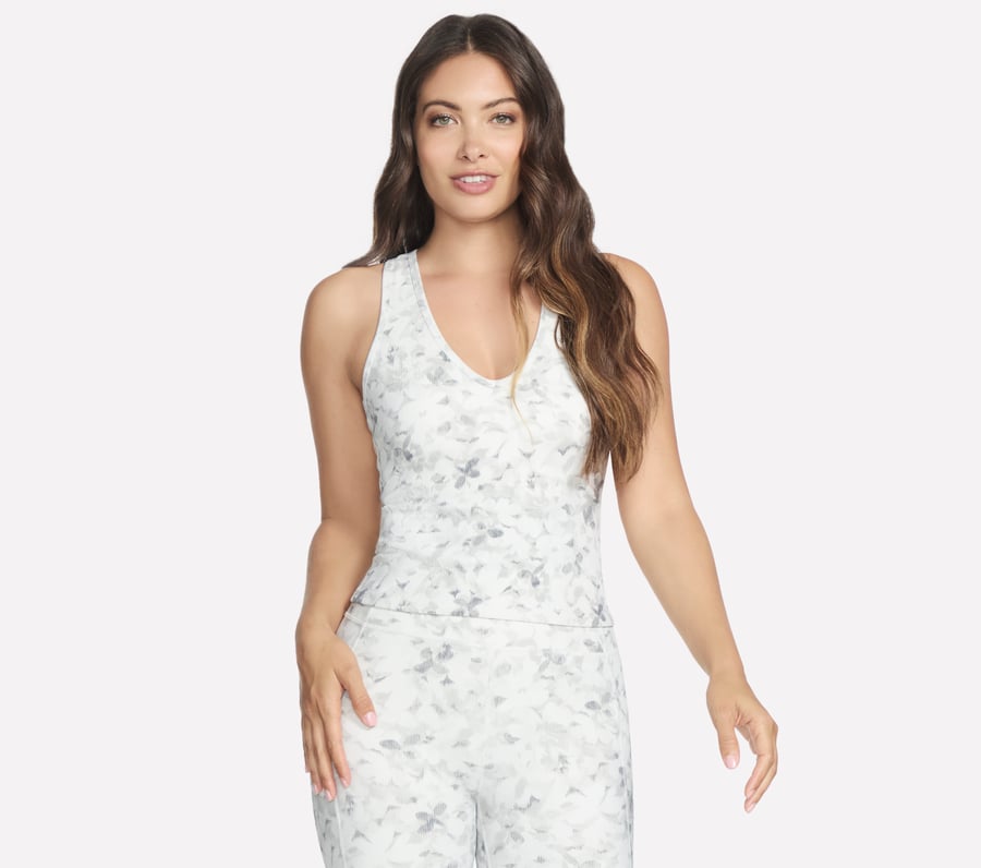 Skechers GO FLEX RIB Floral Mirage V-Neck Tank