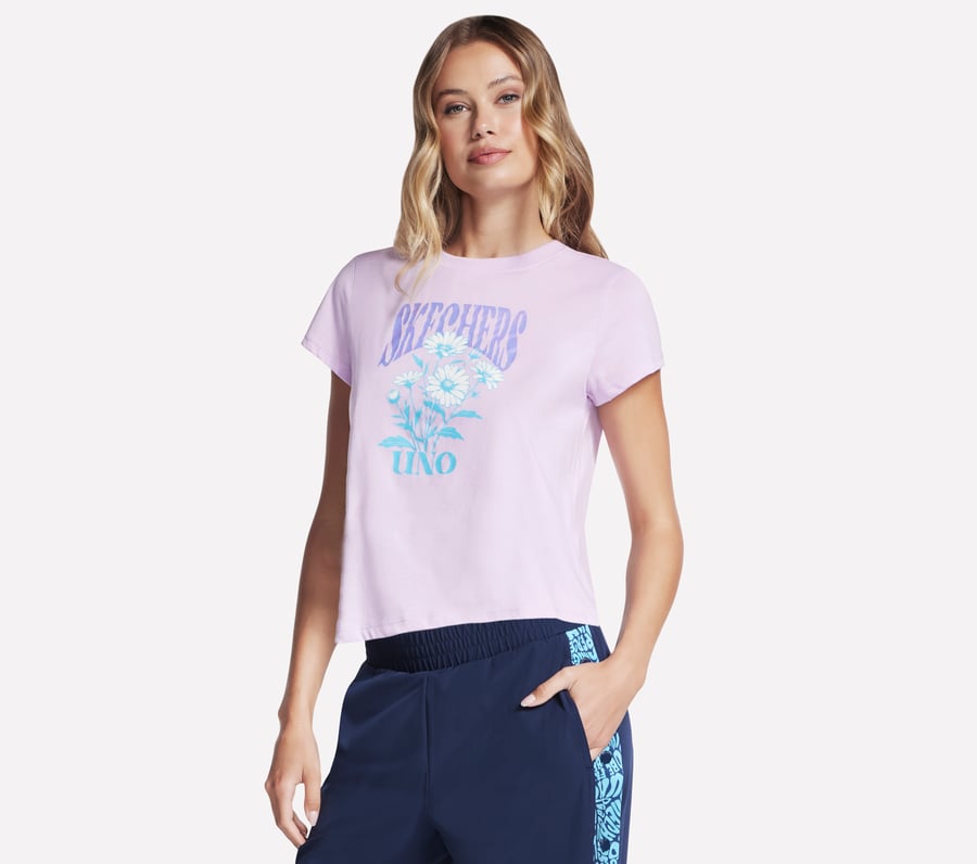 Skechers Uno Classic Fit Flower Tee Ofertas de temporada