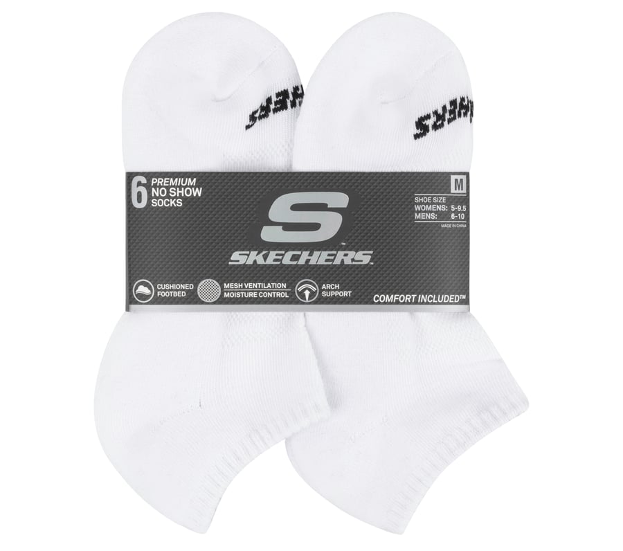 Skechers 6 Pack Core Low Cut Medium Socks Outlet