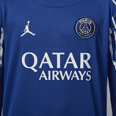 Nike Cuarta equipación Stadium París Saint-Germain 2024/25Camiseta de fútbol Replica de manga larga Jordan Dri-FIT - Niño/a Promoción trimestral
