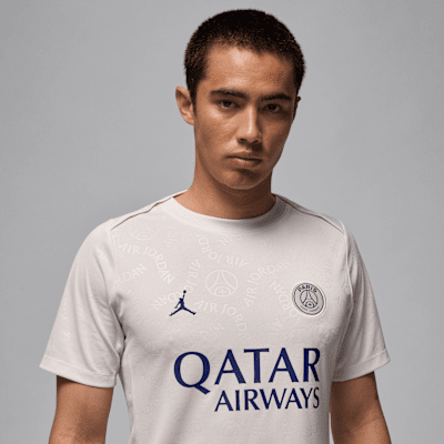 Nike Cuarta equipación Academy Pro París Saint-GermainParte de arriba de fútbol de manga corta para antes del partido Jordan Dri-FIT - Hombre Ofertas de temporada