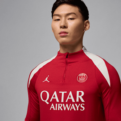 Nike Cuarta equipación París Saint-Germain StrikeCamiseta de fútbol de entrenamiento de tejido Knit Jordan Dri-FIT - Hombre Rebajas de fin de temporada