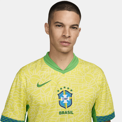 Nike Primera equipación Stadium Brasil 2024Camiseta de fútbol de réplica Nike Dri-FIT - Hombre Envío internacional gratuito