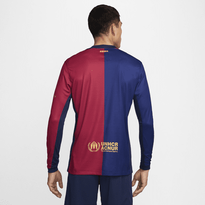 Nike Primera equipación Stadium FC Barcelona 2024/25Camiseta de fútbol de manga larga Replica Nike Dri-FIT - Hombre Oferta exclusiva