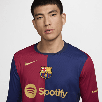 Nike Primera equipación Stadium FC Barcelona 2024/25Camiseta de fútbol de manga larga Replica Nike Dri-FIT - Hombre Oferta exclusiva