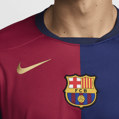 Nike Primera equipación Stadium FC Barcelona 2024/25Camiseta de fútbol de manga larga Replica Nike Dri-FIT - Hombre Oferta exclusiva