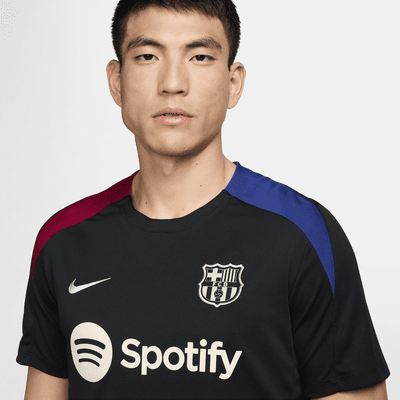 Nike FC Barcelona StrikeCamiseta de fútbol de manga corta de tejido Knit Nike Dri-FIT - Hombre Últimos 3 días