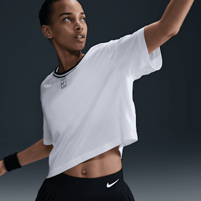 Nike Nike HeritageCrop top de manga corta Dri-FIT - Mujer 2025