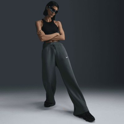 Nike Nike Sportswear Phoenix FleeceJogger de talle alto y pierna ancha - Mujer Mejor oferta