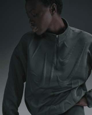 Nike Nike Sportswear CollectionSudadera oversize con cremallera de 1/4 y logotipo - Mujer Rebajas online