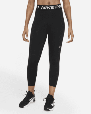 Nike Nike ProLeggings cortos de talle medio con panel de malla - Mujer ÚLTIMAS EDICIONES