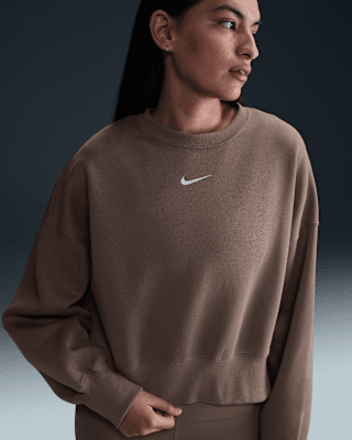 Nike Nike Sportswear Phoenix FleeceSudadera de chándal de cuello redondo extraoversize - Mujer Promoción por tiempo limitado