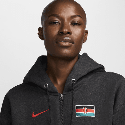 Nike Team Kenya Phoenix FleeceSudadera con capucha y cremallera completa oversize Nike - Mujer Limitado a 3 días