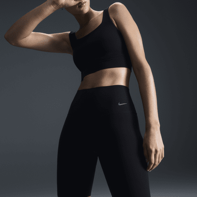 Nike Nike ZenvyPantalón corto de ciclismo de 20 cm de talle alto y sujeción ligera - Mujer Tienda de fábrica