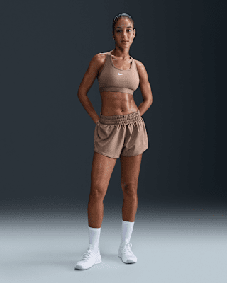 Nike Nike OnePantalón corto con malla interior de talle medio y 8 cm Dri-FIT - Mujer Precio ultrabajo