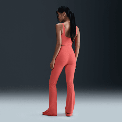 Nike Nike Zenvy RibLeggings acampanados de talle alto y sujeción ligera - Mujer En línea