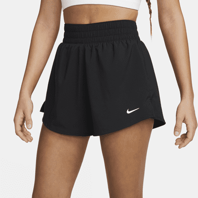Nike Nike OnePantalón corto de 8 cm con talle alto y diseño 2 en 1 Dri-FIT - Mujer En oferta