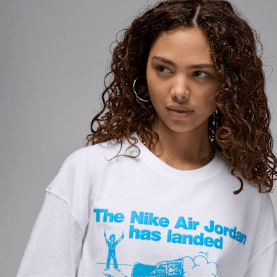 Nike JordanCamiseta oversize con estampado - Mujer Solo hoy